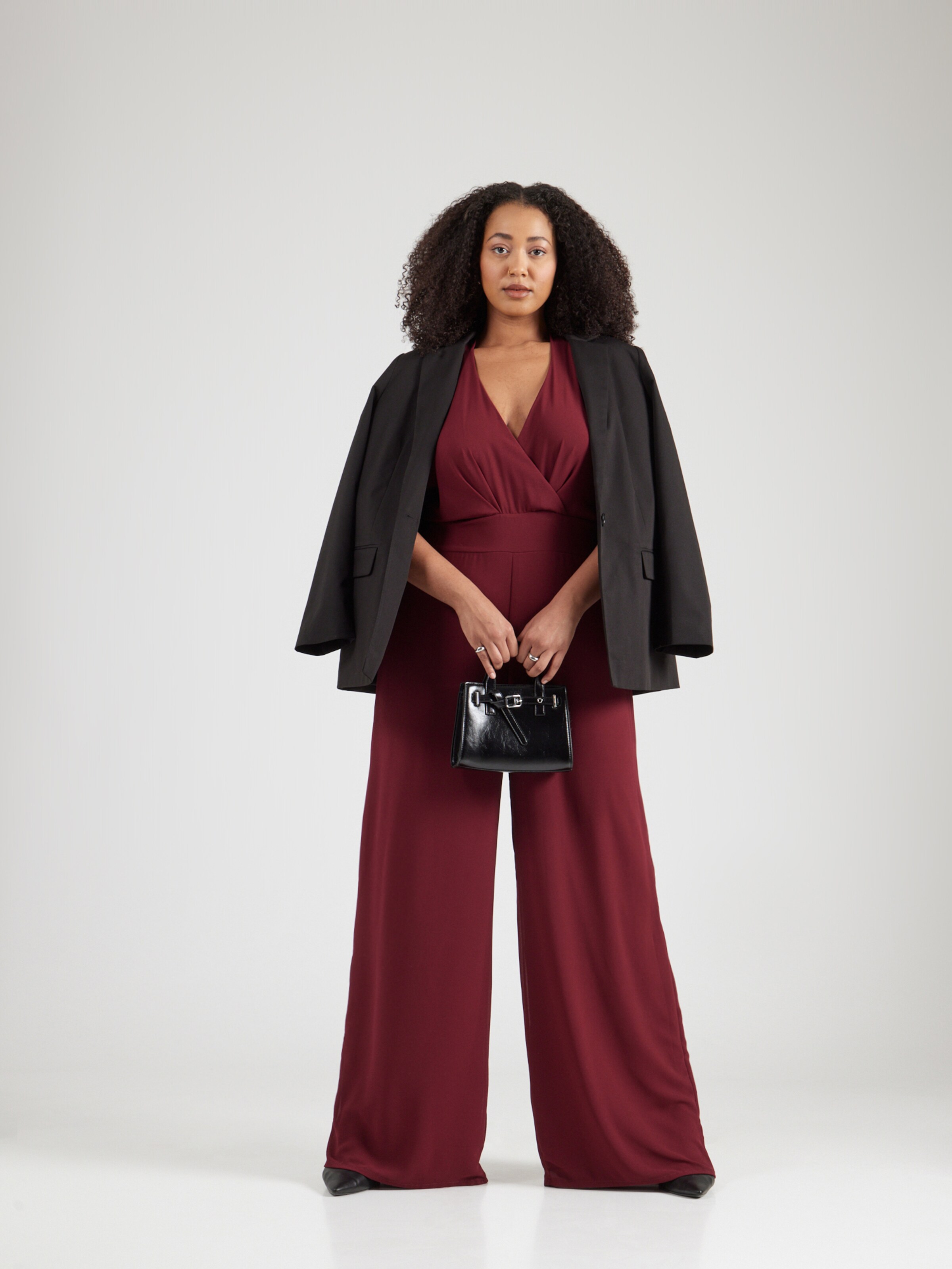WAL G. Jumpsuit 'CASIA' in Wine Red | ABOUT YOU