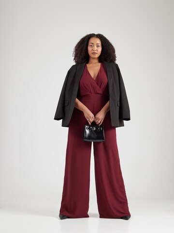 WAL G. - Jumpsuit 'CASIA' en rojo