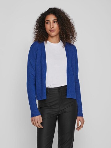 VILA Gebreid vest in Blauw: voorkant