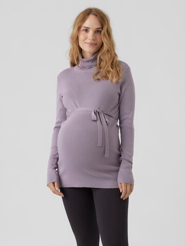 MAMALICIOUS - Pullover 'Jacina' em roxo: frente