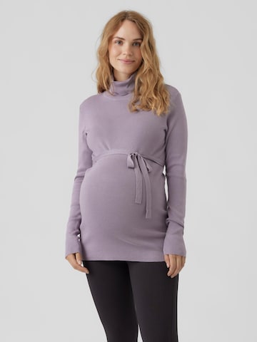 Pull-over 'Jacina' MAMALICIOUS en violet : devant