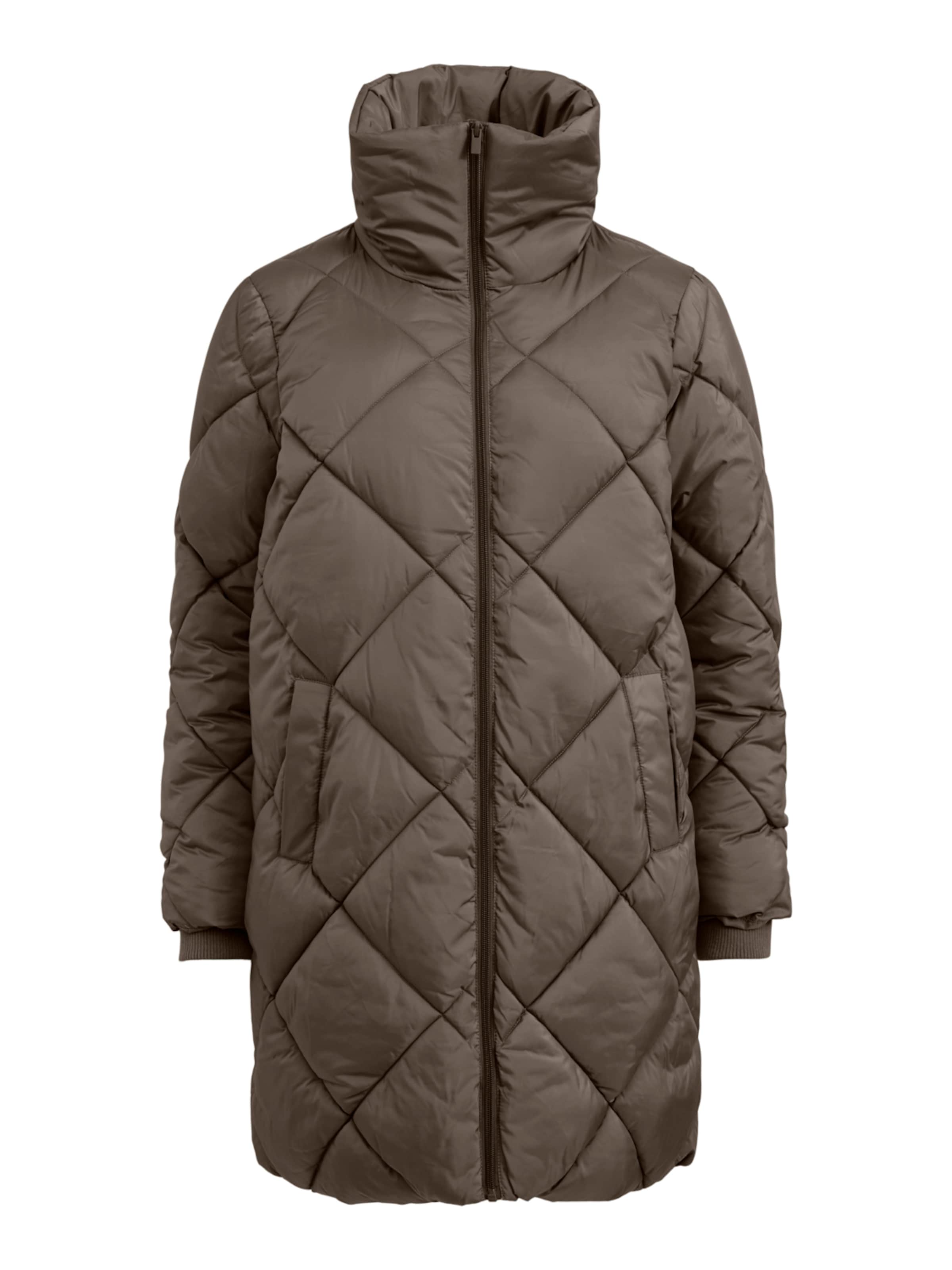VILA Winter jacket 'VIAdaya' in Brown: front