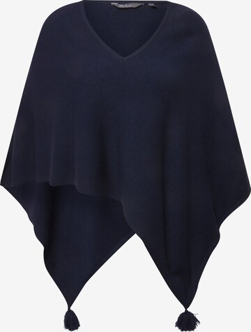 Ulla Popken Cape in Blauw: voorkant