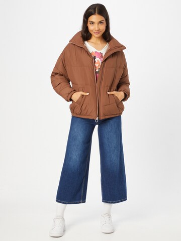 HOLLISTER Winter jacket in Brown