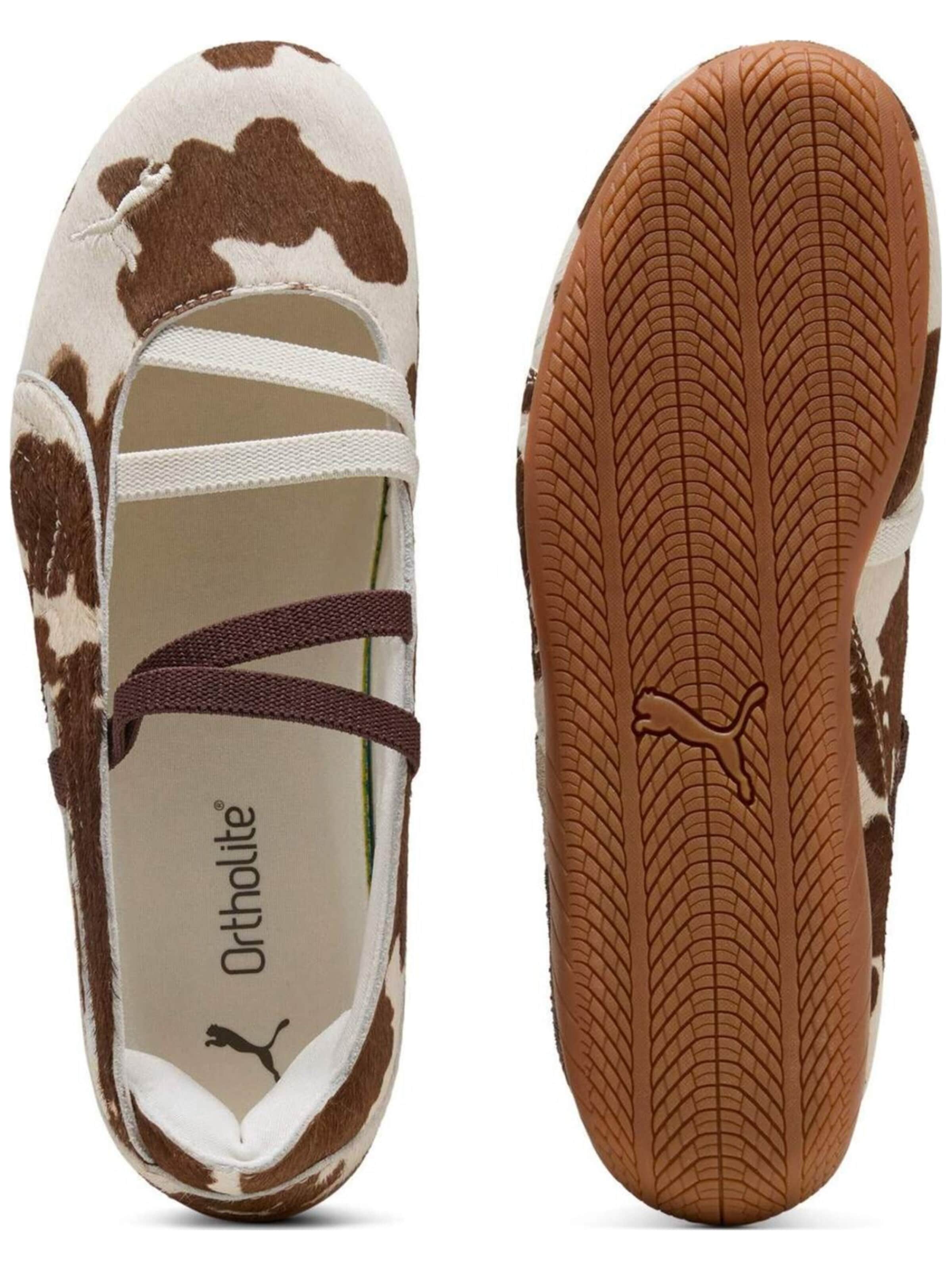 PUMA Ballerina 'Puma Speedcat Ballet Cow'‌‌‌‌‌‌‌‌‌ in Braun