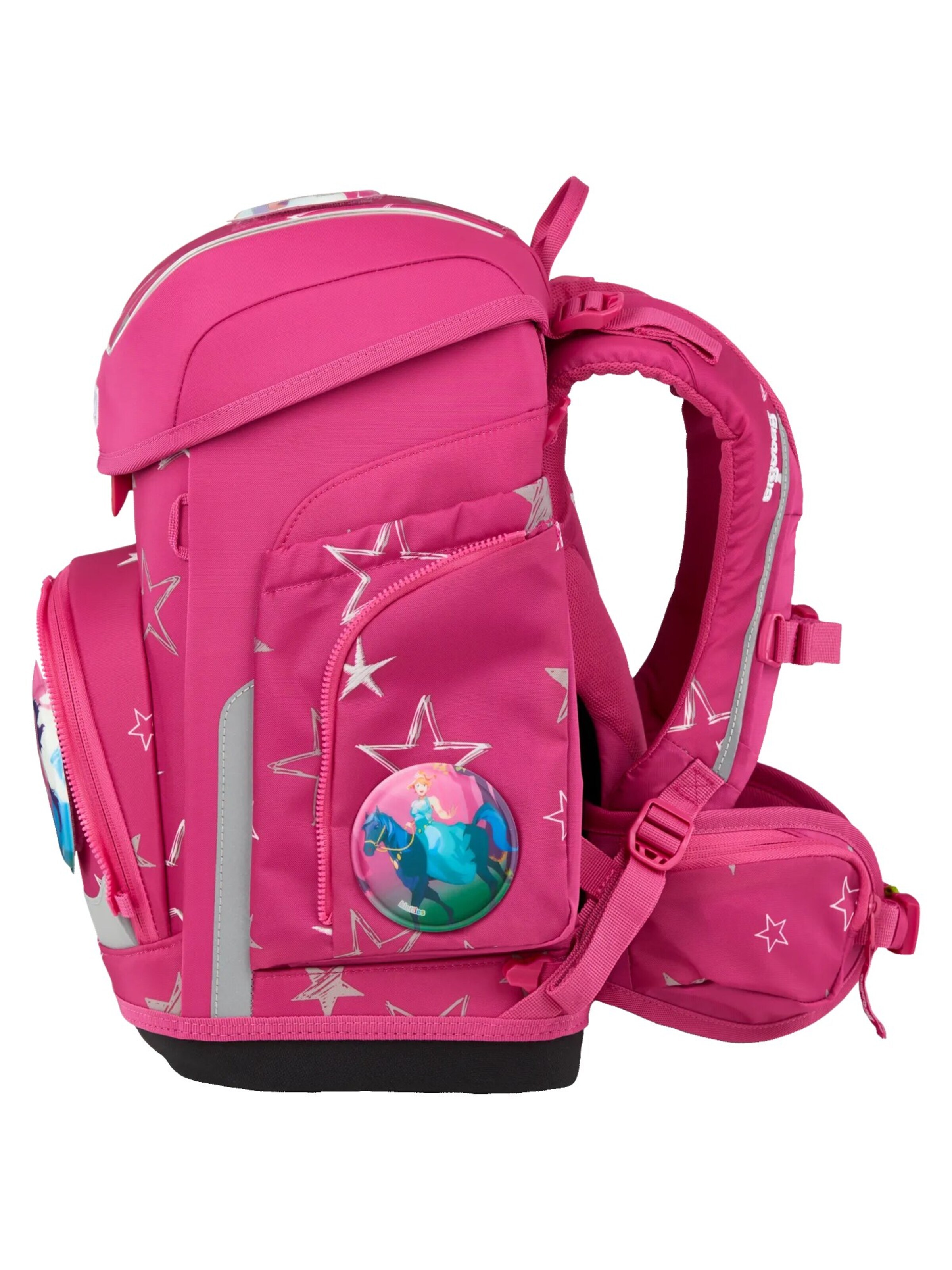 ergobag Backpack 'Schulranzen-Set cubo Set' in Pink