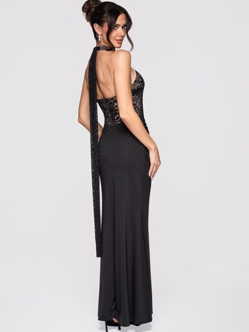 Ombre Abendkleid‌‌‌‌‌ in Schwarz