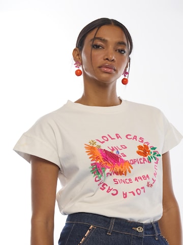 Lola Casademunt T-Shirt in Weiß: Vorderseite