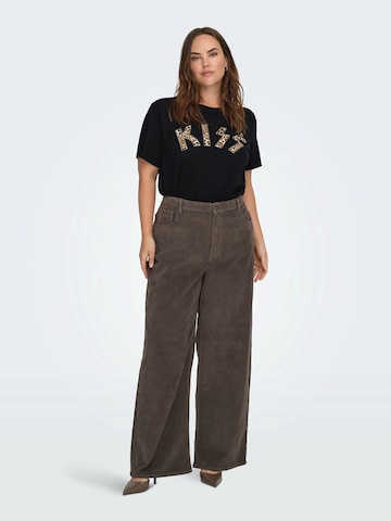 ONLY Carmakoma - Camiseta 'CARCRUZ' en negro