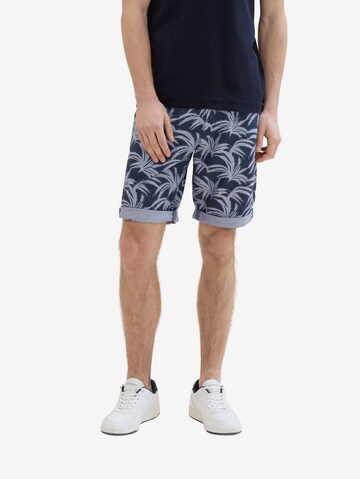 TOM TAILOR Regular Shorts in Blau: predná strana