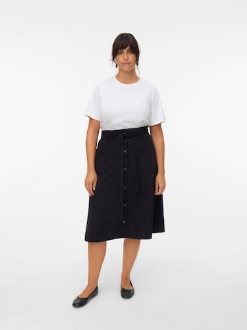 Vero Moda Curve Skirt 'VMVILJA' in Black
