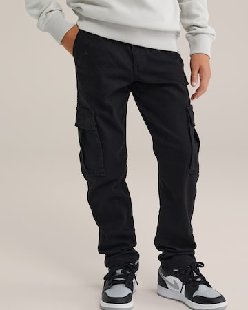regular Pantaloni di WE Fashion in nero: frontale