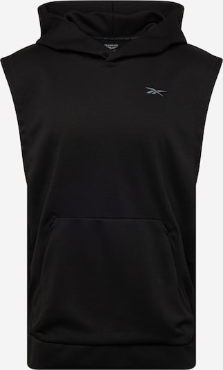 Reebok Sport sweatshirt i grå / svart, Produktvy
