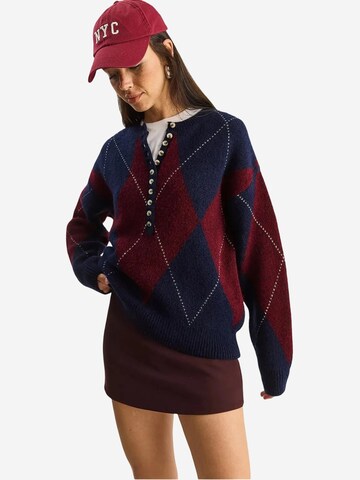Bianco Lucci Pullover 'Pullover'‌‌‌‌‌‌‌ in Blau