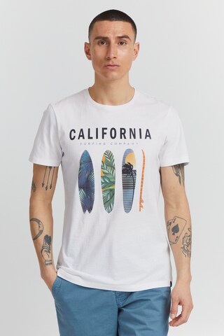 BLEND - Camisa 'Orin' em branco: frente
