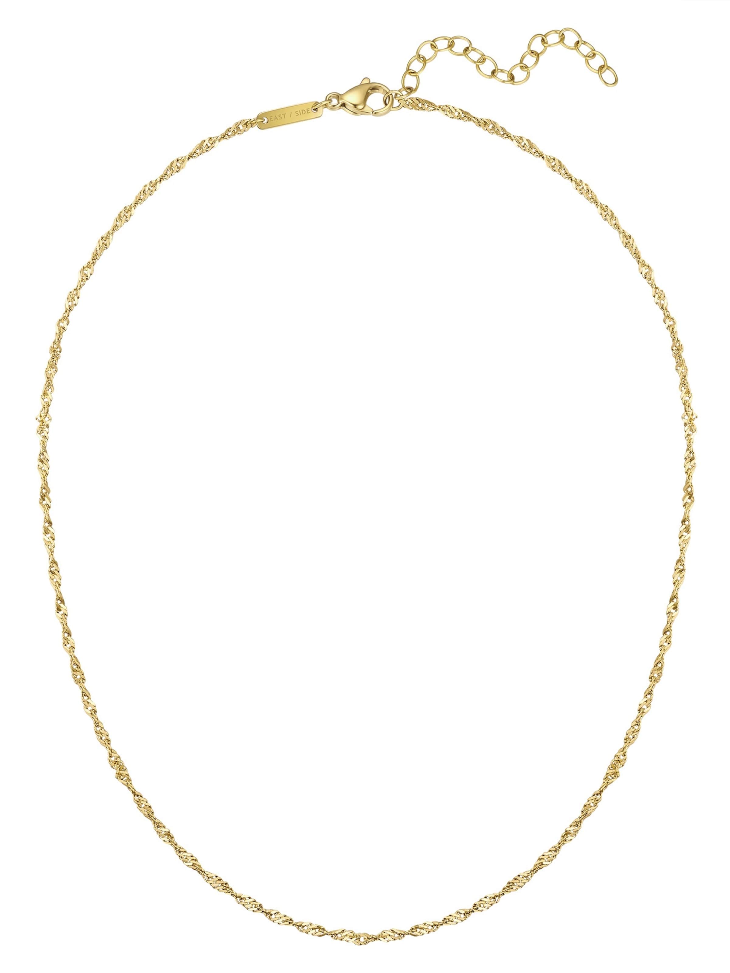 Eastside Necklace in Gold: front