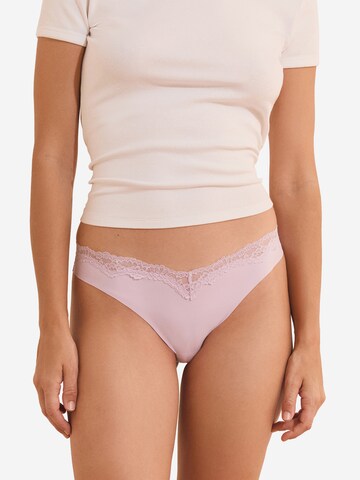 ETAM Thong 'Fara' in Purple: front