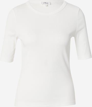 s.Oliver Shirt in Weiß: Vorderseite