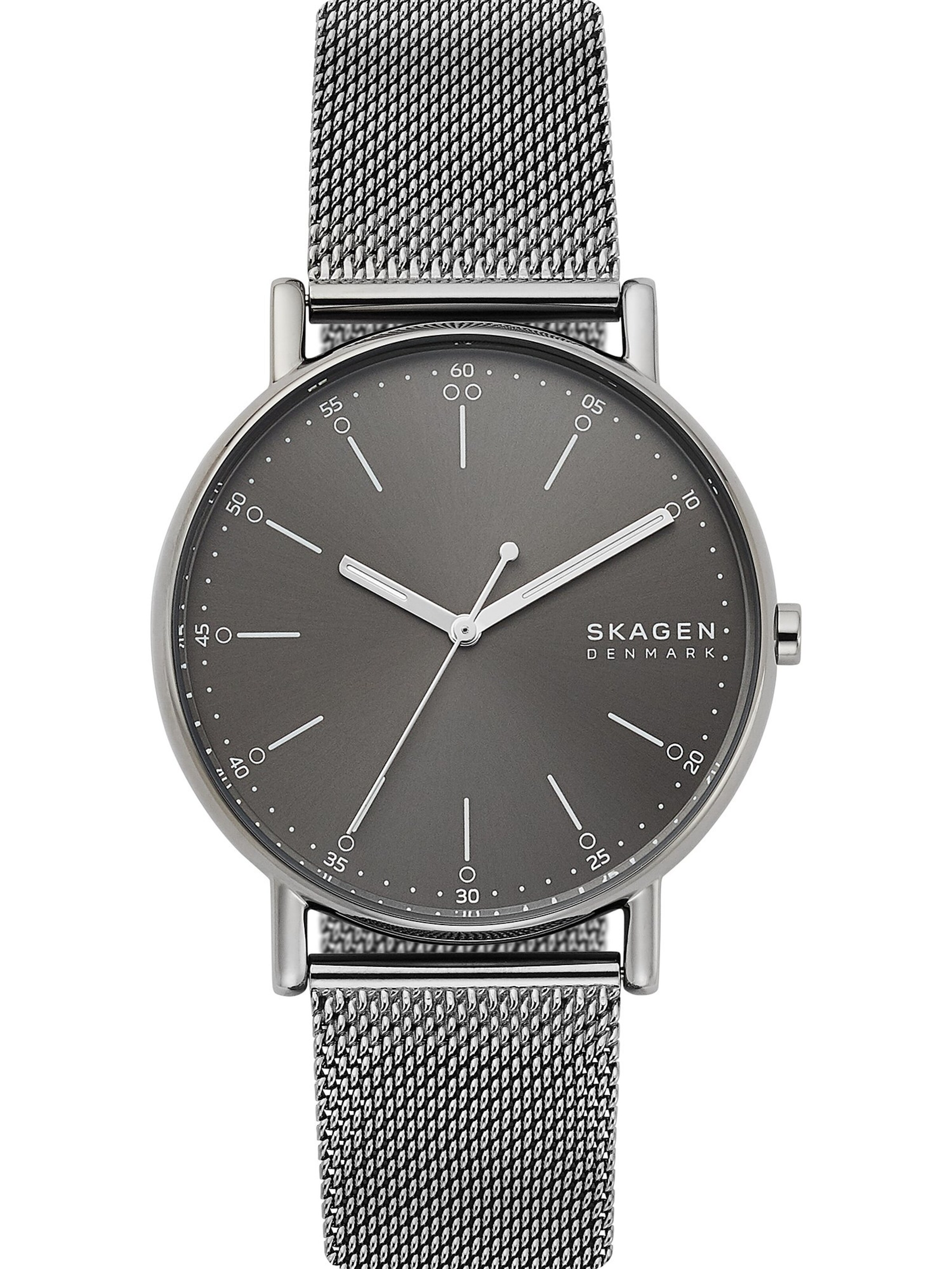 SKAGEN Analoguhr 'SIGNATUR' in Silber: Vorderseite