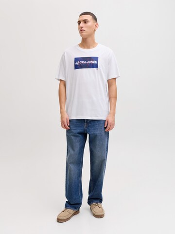 JACK & JONES Bluser & t-shirts 'JJCOLE' i hvid