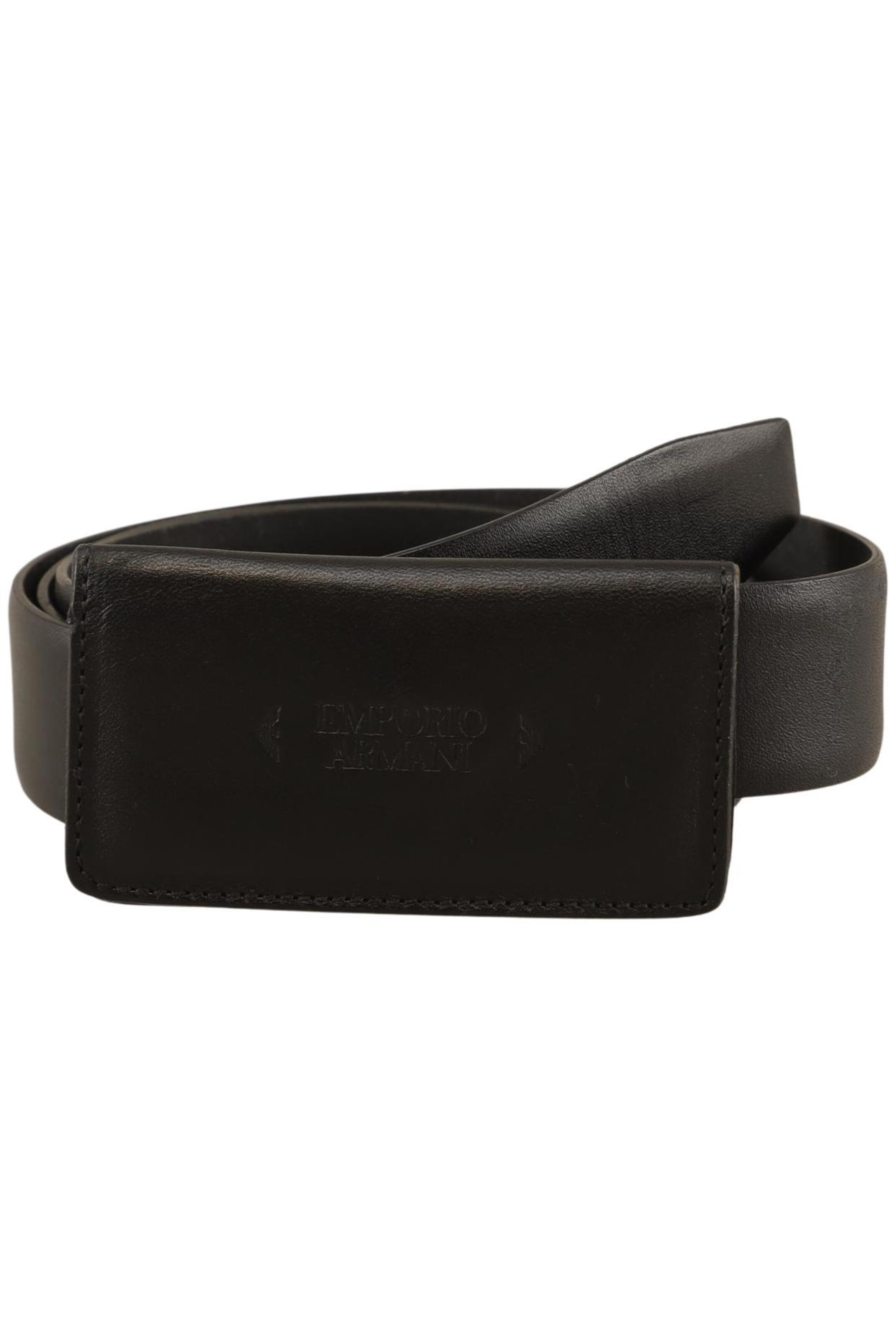 Emporio Armani Gürtel One Size in Schwarz: Vorderseite