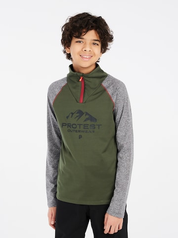 PROTEST Sportsweatshirt 'PRTRAF JR' in Grün