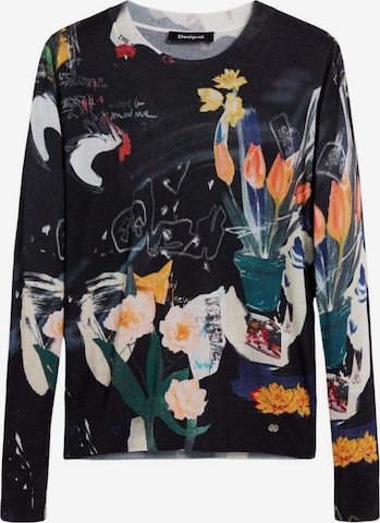 Desigual Trui 'JERS_NANTES_LACROIX 26SWJF35' in Zwart: voorkant