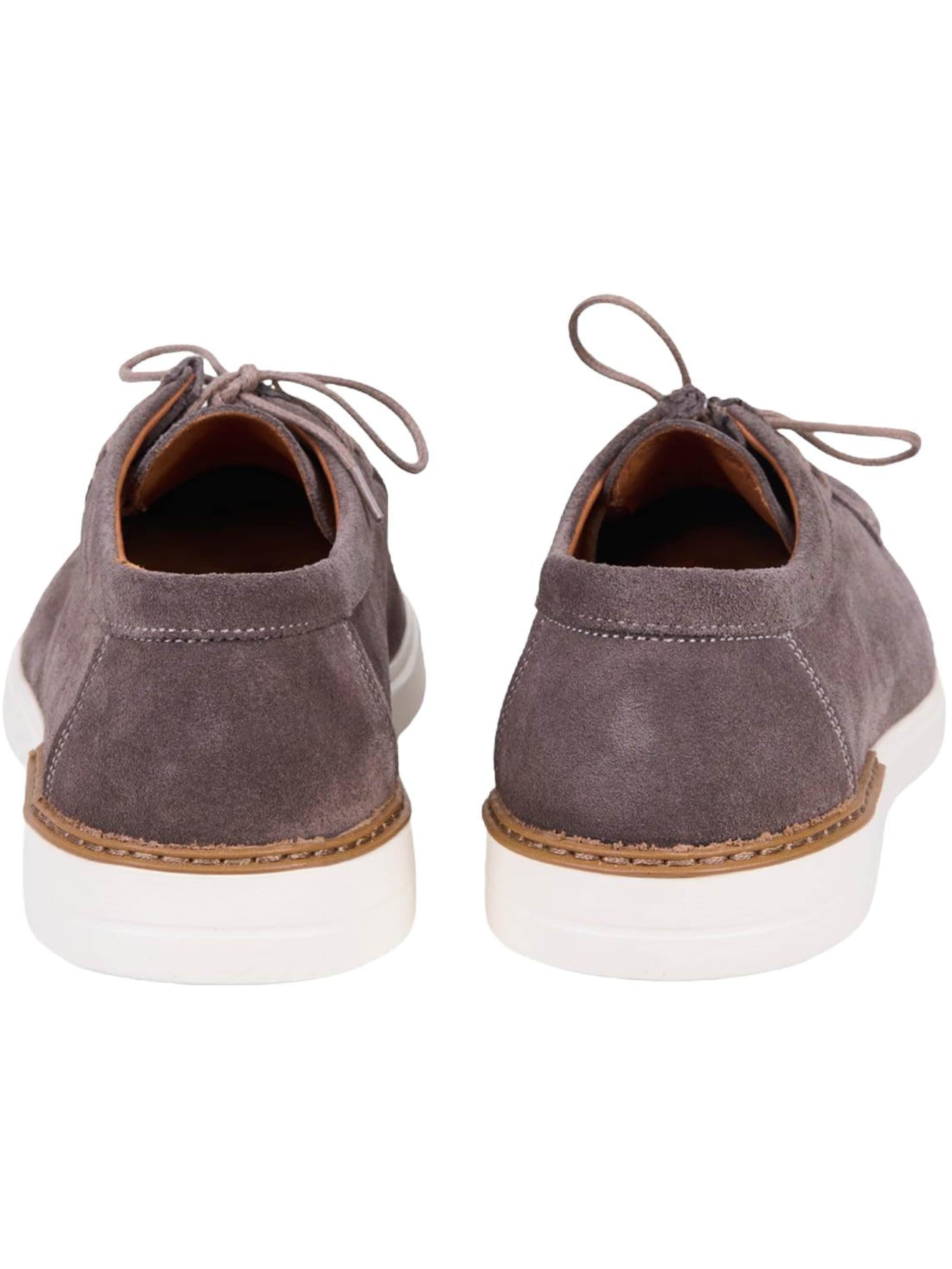 Chaussure à lacets 'DESA Herren-Schnürschuhe aus Wildleder' Desa en gris