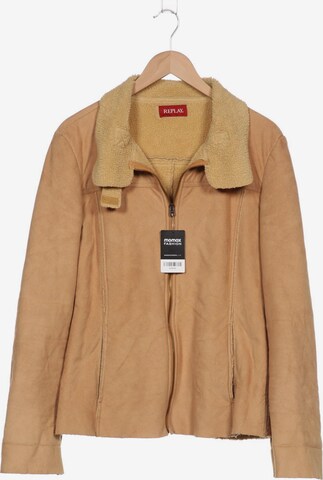 REPLAY Jacket & Coat in L in Beige: front