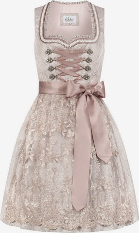 Trachtenhof Nübler Dirndl 'Dirndl mini Tessa' in Beige: Vorderseite