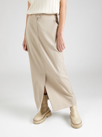 Nasty Gal Rok in Beige: voorkant