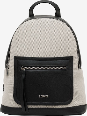 Zaino 'Paola' di L.CREDI in beige: frontale