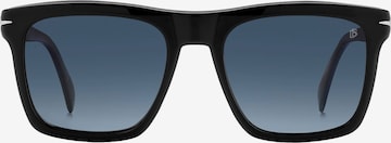 David Beckham Sunglasses in Black: front
