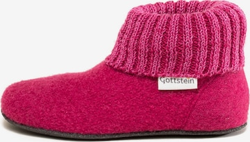 Gottstein Hausschuh 'Hüttenschuhe Alpine Boot FE' in Pink: Vorderseite