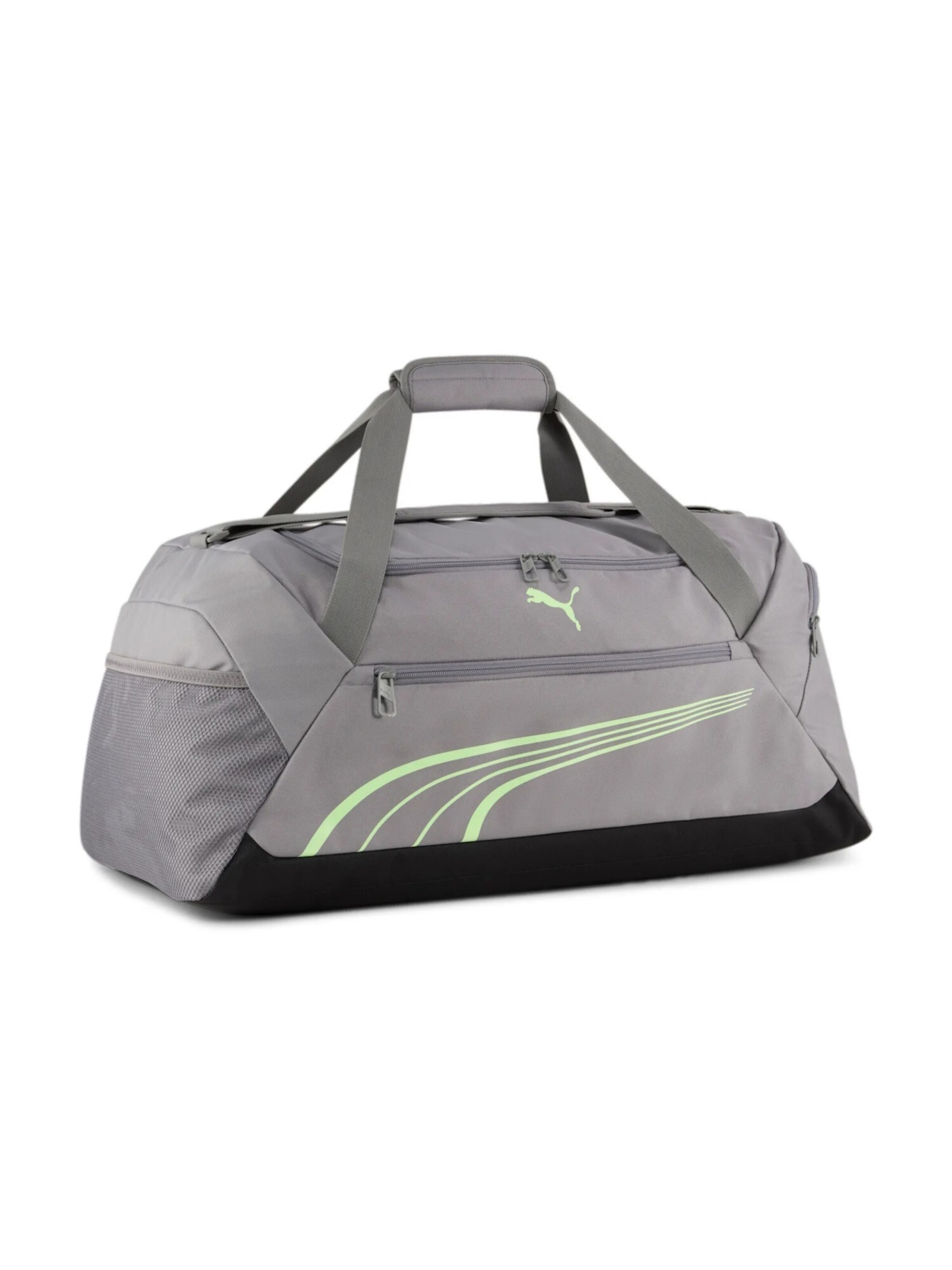 PUMA Sporttas 'FUNDAMENTAL Medium' in Grijs: voorkant