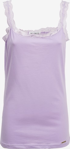 purpurinė Influencer Palaidinė be rankovių: priekis