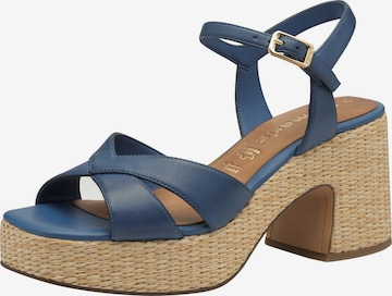 Tamaris Sandale in Blau: Vorderseite