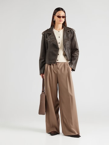 MORE & MORE Gebreid vest in Beige