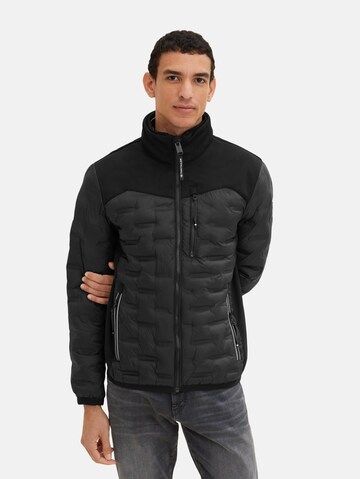 TOM TAILOR Jacke in Schwarz