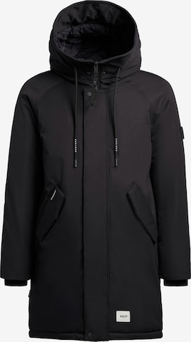 juoda khujo Demisezoninis paltas 'Hant': priekis