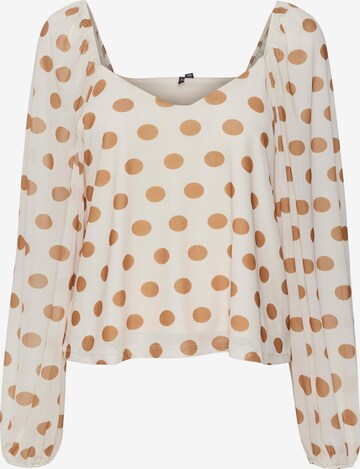 Vero Moda Collab Bluse in Beige: predná strana