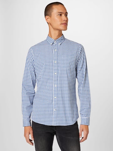 GAP Regular fit Button Up Shirt in Blue: front