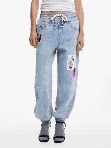Desigual Tapered Jeans in Blue: front