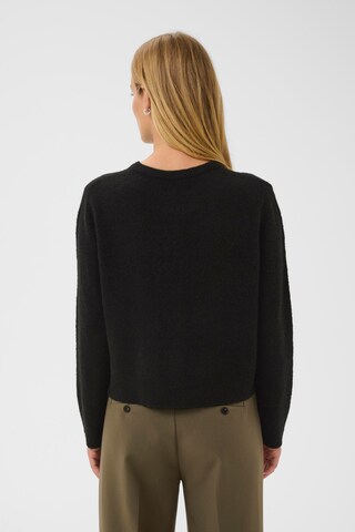 Part Two Gebreid vest 'Linika' in Zwart