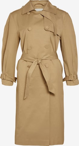 OBJECT Between-Seasons Coat 'Alma' in Beige: front