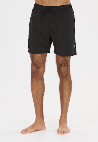 NOU Swimming Trunks 'Eyemouth V2' in Black: front