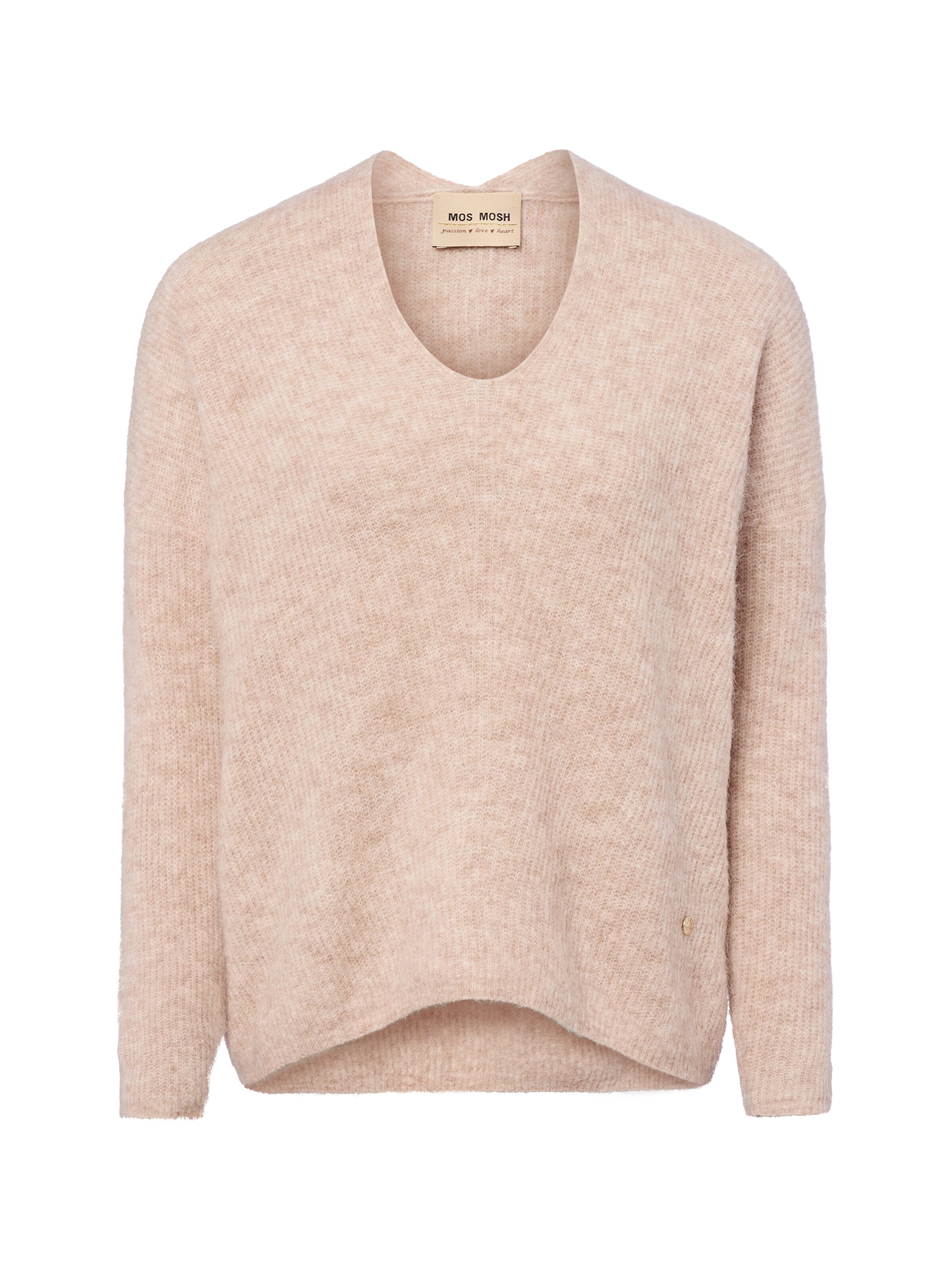 MOS MOSH Trui 'MMThora' in Roze: voorkant