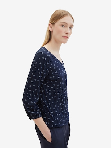 TOM TAILOR Blouse in Blue