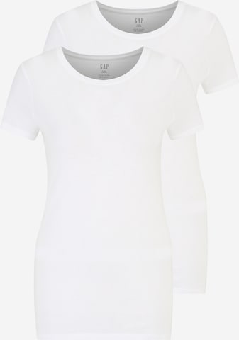 Gap Tall Shirt in Wit: voorkant