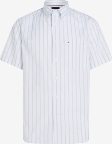 TOMMY HILFIGER Regular fit Button Up Shirt 'Flex' in Blue: front